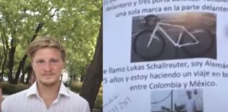 Delincuentes en Choluteca le roban la bicicleta a un ciudadano alemán que viaja de Colombia a México