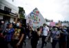 Miles de salvadoreños protestan contra el Gobierno de Nayib Bukele