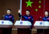 China prevé enviar este sábado a tres astronautas a su estación espacial