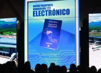 Honduras lanza nuevo y moderno pasaporte electrónico