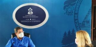 Presidente de Honduras recibe a jefa de Misión de Observación Electoral de UE