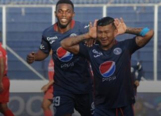 Motagua golea 5-1 a la Real Sociedad y se mantiene en la lucha por el liderato del Torneo Apertura