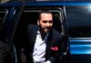 Nayib Bukele se muestra en un fotomontaje como Julio César