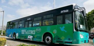 Dirigencia del transporte urbano está en contra del moderno bus eléctrico en la capital