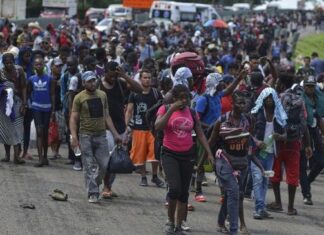 Nueva caravana de migrantes busca dejar Chiapas y llegar a la Ciudad de México