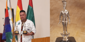 Chef hondureño recibe importante premio en la Convención Internacional de Gastrónomos