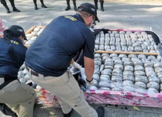 Incautan más de 250 paquetes de marihuana que llevaban oculta en unos colchones en la zona norte del país