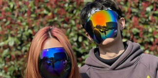 Empresa japonesa lanza al mercado unas curiosas gafas de sol que cubren desde las cejas al mentón