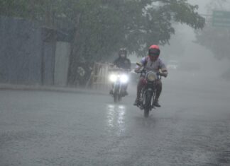 En alerta verde por 48 horas se encuentran ocho departamentos del país debido a las lluvias