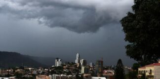 Condiciones inestables, lluvias y chubascos en la mayor parte del país