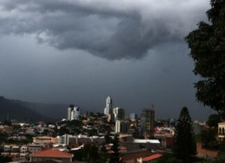 Condiciones inestables, lluvias y chubascos en la mayor parte del país