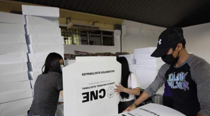 Unas 3,500 maletas electorales ya están listas de las 18 mil requeridas para las elecciones generales