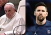 Papa Francisco elogia a Lionel Messi porque «no se te han subido los humos a la cabeza»