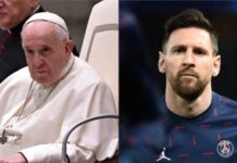 Papa Francisco elogia a Lionel Messi porque «no se te han subido los humos a la cabeza»