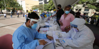Durante toda esta semana aplicarán la vacuna anticovid en el Parque Central de Tegucigalpa