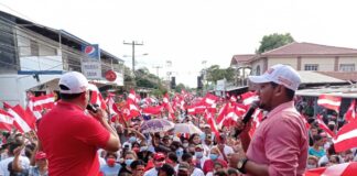 Candidatos del Partido Liberal realizan sus cierres de campaña en diferentes sectores del país