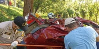 Una persona muerta y cuatro heridas deja accidente vial en Atlántida