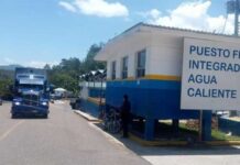 Continúa el cierre temporal del punto fronterizo de Agua Caliente