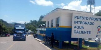 Continúa el cierre temporal del punto fronterizo de Agua Caliente
