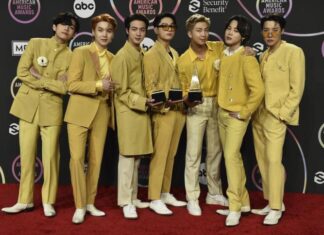 El grupo surcoreano BTS fue galardonado con el premio artista del año en los American Music Awards