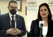 Rixi Moncada denuncia que Kelvin Aguirre inscribió a Mauricio Oliva como candidato al Parlacen, a pesar de que participó en las internas