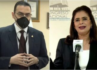 Rixi Moncada denuncia que Kelvin Aguirre inscribió a Mauricio Oliva como candidato al Parlacen, a pesar de que participó en las internas