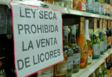 Decretan Ley Seca durante el fin de semana en el Distrito Central