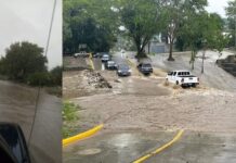 Incesantes lluvias dejan inundaciones en el departamento de Cortés