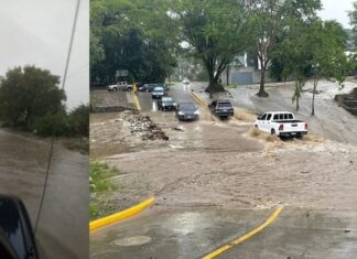 Incesantes lluvias dejan inundaciones en el departamento de Cortés