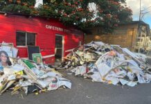 ENEE retira más de 14 mil vallas publicitarias de candidatos políticos por violentar la ley