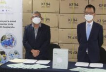 Un total de 30 mil mascarillas fueron donadas a Honduras por la República de Corea para prevención del Covid-19