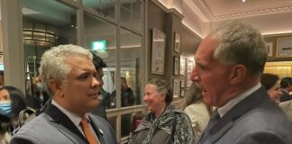 Nasry Asfura y el presidente de Colombia se comprometen a trabajar juntos para combatir el cambio climático