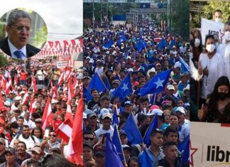 El Partido Nacional, Liberal y Libre son los responsables de la violencia política que vive Honduras, acusa Esdras Amado López