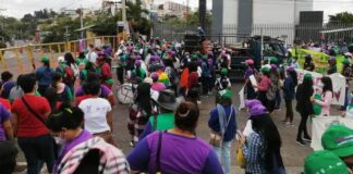 Diversas acciones en Honduras hoy Día Internacional de la Eliminación de la Violencia contra la Mujer