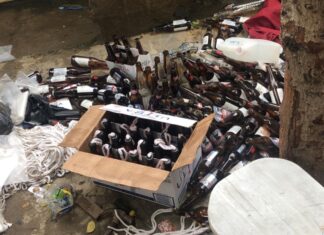La policía asegura que laboratorio de bombas molotov era financiado por un grupo político