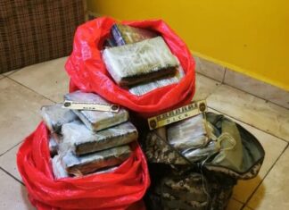 Decomisan 50 kilos de supuesta cocaína, cinco vehículos, cuatro pistolas y un fúsil en Tocoa, Colón