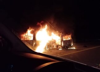 Investigan si los migrantes que murieron calcinados en un accidente en Chiapas son de origen hondureño