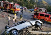 Una persona muerta deja accidente en el sector de La Cuesta 1, en la CA-5 Norte