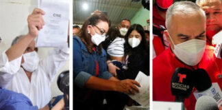 Xiomara Castro, Nasry Asfura y Yani Rosenthal ejercieron el sufragio antes del mediodía