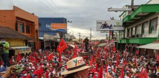 Xiomara Castro: “Es ahora o nunca, solo el pueblo salva al pueblo”