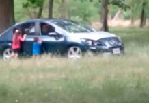 Denuncian a pareja por bajar a sus niños del auto para tener sexo en un parque de Argentina