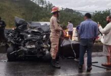 Menor de cinco años pierde la vida en un fuerte accidente entre una rastra y un vehículo, en Talanga