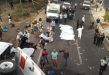 Suben a 55 los migrantes muertos en trágico accidente vial en Chiapas, México