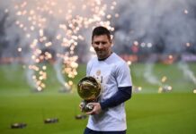 Messi comparte el Balón de Oro con la fición del PSG