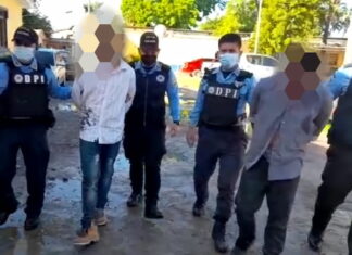 Detenidos dos supuestos integrantes de la MS-13 en Atlántida