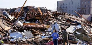 El peligro de tornados se mantiene en EE.UU. tras más de 70 muertes en Kentucky
