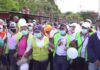 Empleados del aseo protestan en Tegucigalpa pidiendo seguridad y estabilidad laboral