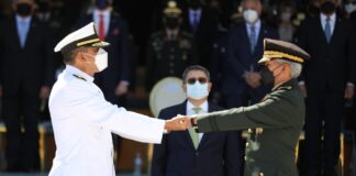 El contralmirante José Jorge Fortín asumió la jefatura del Estado Mayor Conjunto