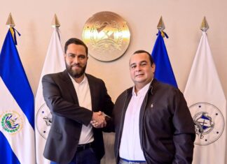 Jorge Aldana se reúne con el alcalde de San Salvador Mario Durán, para conocer su gestión y el legado de Nayib Bukele