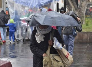 El ingreso de una masa de aire frío dejará temperaturas de hasta 10 grados centígrados y lluvias en varias regiones del país